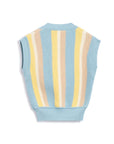 Autry Striped Knit Sweater Vest - Made In Italy