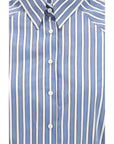 Brunello Cucinelli Striped Cropped Shirt