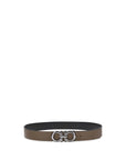 Ferragamo Gancini Leather Belt - Brown