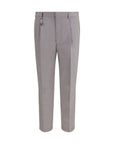 Prada Light Gray/Grey Tailored Suit Pants