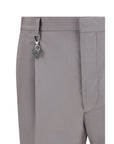 Prada Light Gray/Grey Tailored Suit Pants