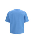 Prada Cerulean Blue Cotton T-Shirt
