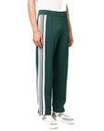 Autry Regular Wide Leg Sweatpants - Green - Made In Italy