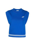 Autry Sleeveless Knit Top - Blue