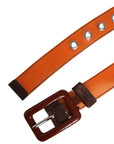 Miu Miu Cintura Square Buckle Belt