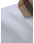 Burberry Checkered Collar Cody Polo Shirt