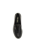 Prada Black Leather Loafers