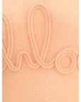 Chloé Peach Alpaca Vicugna Pacos Knit Top