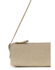 Miu Miu Barrel Leather Clutch & Shoulder Bag