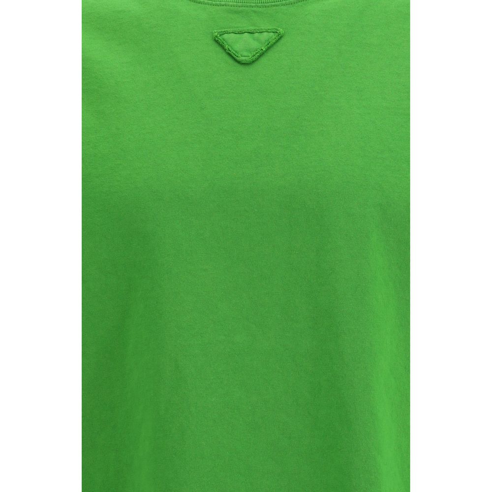 Prada Striking Green Cotton T-Shirt – Runway Door