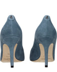 Jimmy Choo Dusky Blue Leather Pumps