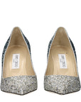 Jimmy Choo Agnes Silver Heeled Pumps