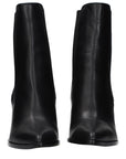 Jimmy Choo Celia 85 Black Leather Heeled Chelsea Ankle Boots