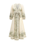 Zimmermann Wanderlust Wrap Long Dress
