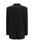 Max Mara Black Bosco Longline Blazer