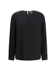 Max Mara Long Sleeve Blouse - Black