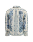 Zimmermann Blue Florals Collar Shirt