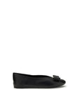Ferragamo Vara Bow Black Leather Ballet Flats
