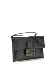 Fendi Mama Baguette Pouch Clutch Bag - Black