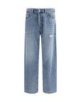 Diesel Light Wash 2024 D-Macs Regular Fit Jeans