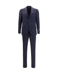 Lardini Deep Blue Fleece Wool Full Suit