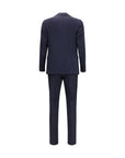 Lardini Deep Blue Fleece Wool Full Suit
