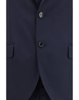 Lardini Deep Blue Fleece Wool Full Suit