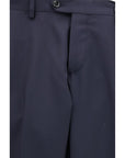 Lardini Deep Blue Fleece Wool Full Suit