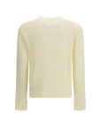 Jil Sander Linen Sweatshirt - Porcelain White