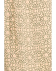 Kristina Ti Geometric Floral Maxi Silk Dress