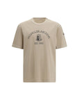 Moncler Graphic Cotton T-Shirt - Beige