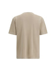 Moncler Graphic Cotton T-Shirt - Beige