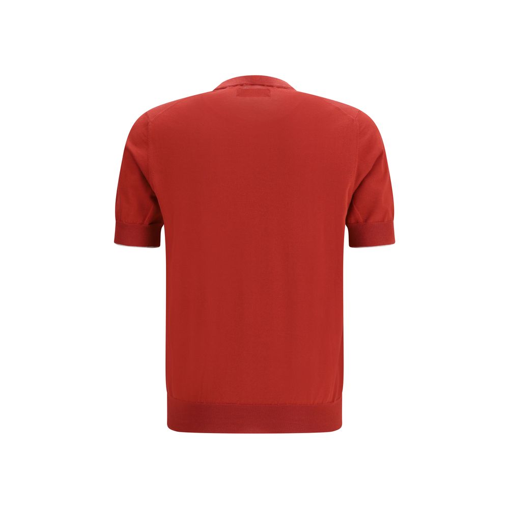 Brunello Cucinelli Red Cotton T-Shirt – Runway Door