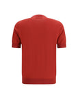 Brunello Cucinelli Red Cotton T-Shirt