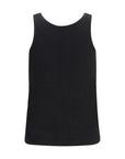 Brunello Cucinelli Black Cashmere Knit Tank Top