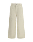 Moncler Wide Leg Pants - Beige