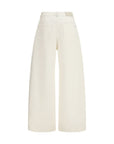 Brunello Cucinelli Chalk Wide Leg Pants