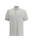 Brunello Cucinelli Gray/Grey Cotton Polo Shirt