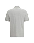 Brunello Cucinelli Gray/Grey Cotton Polo Shirt