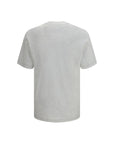 Brunello Cucinelli Gray/Grey Cotton T-Shirt