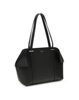 Ferragamo Leather Tote & Shoulder Bag - Black