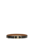 Ferragamo Gancini Black Leather Belt