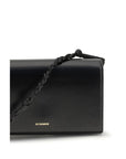 Jil Sander Crossbody Tangle Wallet With Strap - Black