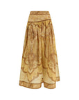 Zimmermann Wanderlust Maxi Long Skirt