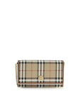 Burberry Checkered Clutch & Chain Strap