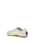 Gucci Shift Distressed White Sneakers