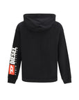 Diesel S-Boxt-Zip-Hood-Div Hooded Jacket - Black