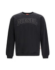 Diesel Logo S-Norm-V10 Sweatshirt - Black