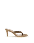 Gianvito Rossi Raffia Calypso Heel Sandals - Mocha