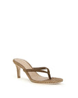 Gianvito Rossi Raffia Calypso Heel Sandals - Mocha